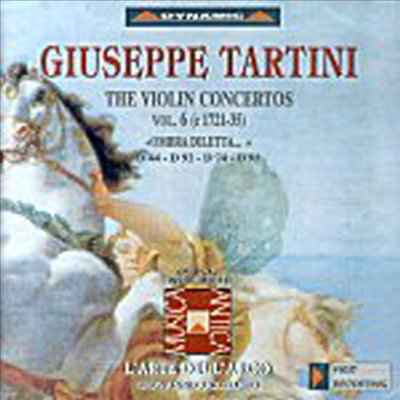 타르티니 : 바이올린 협주곡 (Tartini : Violin Concertos, Vol. 6)(CD) - Giovanni Guglielmo