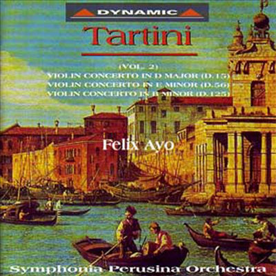 타르티니 : 바이올린 협주곡 2집 (Tartini : Violin Concertos, Vol. 2)(CD) - Felix Ayo