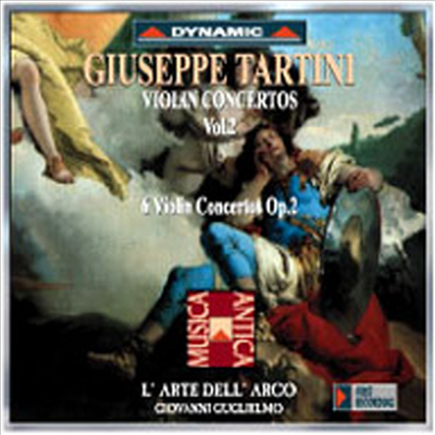 타르티니 : 여섯 개의 바이올린 협주곡 (Tartini : 6 Violin Concertos) (2CD) - Giovanni Guglielmo