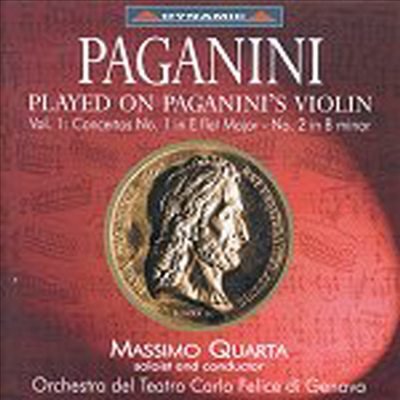 파가니니 : 바이올린 협주곡 1, 2번 (Paganini : Violin Concertos No.1, No.2)(CD) - Massimo Quarta