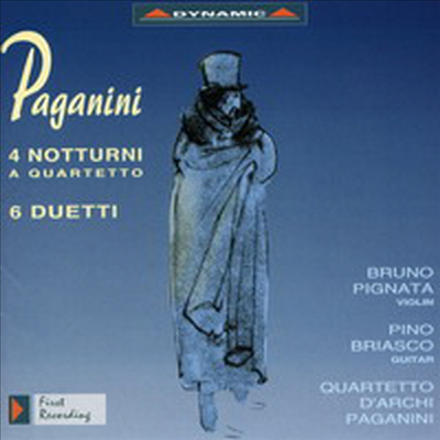파가니니 : 야상곡, 이중주, 사중주 (Paganini : Notturni, Duetti, Quartetto)(CD) - Quartetto D&#39;Archi Paganini
