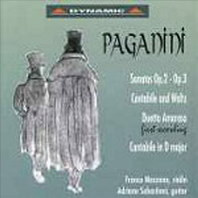 파가니니: 바이올린과 기타를 위한 소나타 (Paganini: Sonatas for Violin and Guitar Op.2, Op.3)(CD) - Franco Mezzena