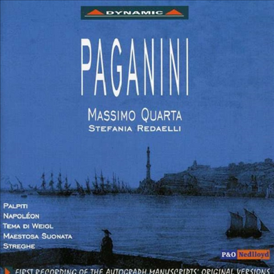 파가니니: 탄크레디 변주곡, 나폴레옹 소나타 (Paganini: I Palpiti, Napoleon Sonata)(CD) - Massimo Quarta