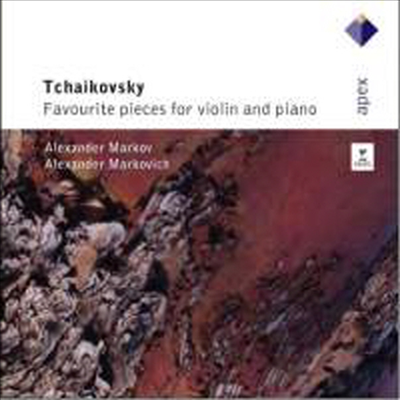 차이코프스키 : 바이올린과 피아노를 위한 작품집 (Tchaikovsky : Favourite pieces for violin and piano)(CD) - Alexander Markov