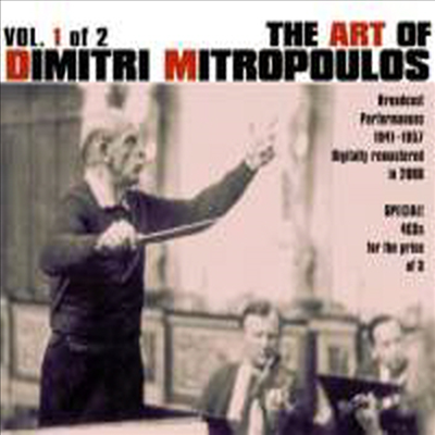 디미트리 미트로풀로스의 예술, Vol.1 (The Art of Dmitri Mitropoulos Vol.1) (4 for 3) - Dmitri Mitropoulos