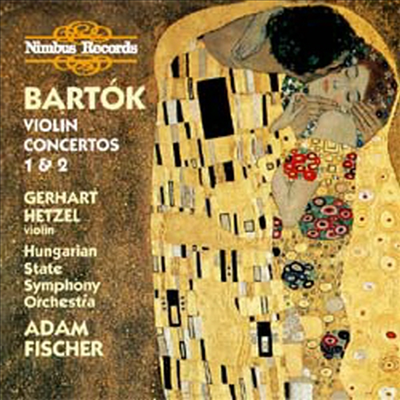 바르톡 : 바이올린 협주곡 1, 2번 (Bartok : Violin Concertos No.1 & 2)(CD) - Gerhart Hetzel