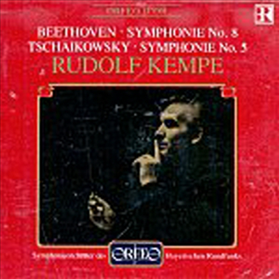베토벤 : 교향곡 8번 & 차이코프스키 : 교향곡 5번 (Beethoven : Symphony No.8 Op.93 & Tschaikowsky : Symphony No.5 Op.64)(CD) - Rudolf Kempe