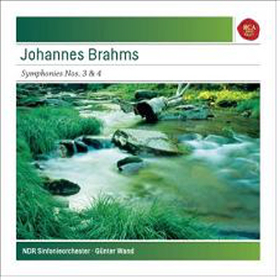 브람스 : 교향곡 3 & 4번 (Brahms : Symphonies No.3 & 4)(CD) - Gunter Wand