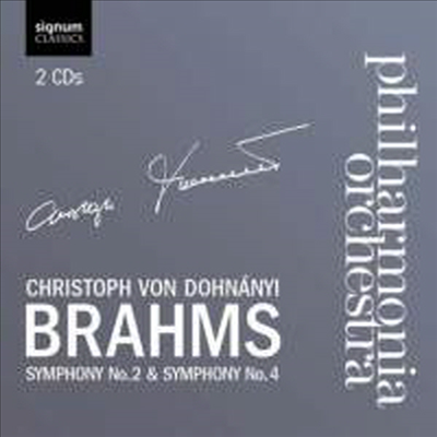 브람스 : 교향곡 2 &amp; 4번 (Brahms : Symphony No. 2 &amp; 4) - Christoph Von Dohnanyi