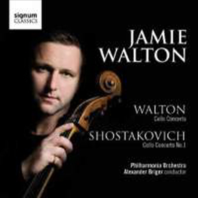 월튼 : 첼로 협주곡 & 쇼스타코비치 : 첼로 협주곡 1번 (Shostakovich : Cello Concerto No.1 & Walton : Cello Concerto)(CD) - Jamie Walton