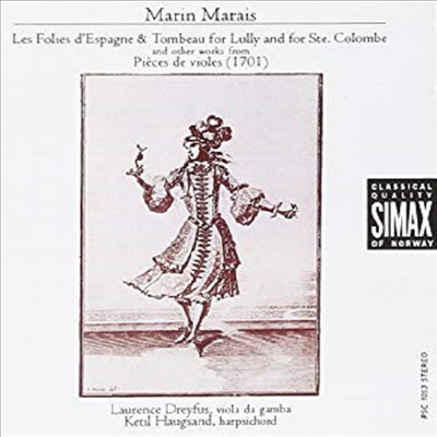 마랭 마래 : 비올 작품집 (Marin Marais : Pieces De Violes)(CD) - Laurence Dreyfus