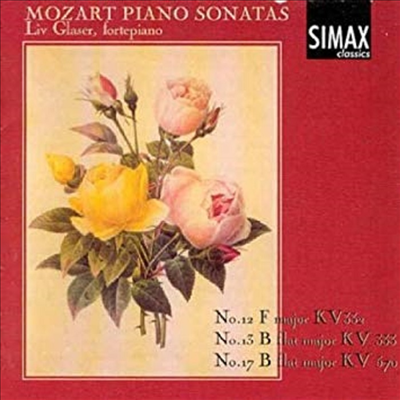 모차르트 : 피아노 소나타 12, 13 &amp; 17번 (Mozart : Piano Sonata No.12, 13 &amp; 17)(CD) - Liv Glaser