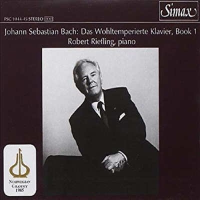 바흐: 평균율 클라비어곡집 1권 (Bach : Well Tempered Klavier BooK.1) - Robert Riefling