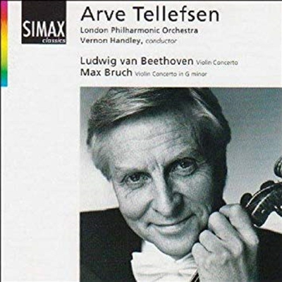 베토벤 & 브루흐 : 바이올린 협주곡 (Beethoven & Bruch : Violin Concerto)(CD) - Arve Tellefsen