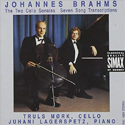 브람스 : 첼로 소나타 1 & 2번 (Brahms : Cello Sonata No.1 & 2)(CD) - Truls Mork