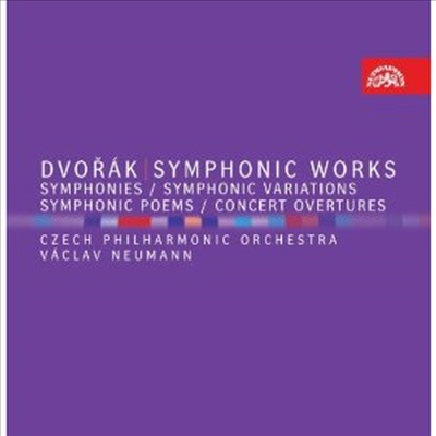 드보르작: 교향곡 전곡과 관현악 작품집 (Dvorak: Symphonies Complete&amp; Orchestral Works) (8 For 4) (Box Set) - Vaclav Neumann