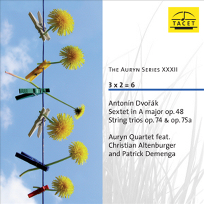 드보르자크 : 현악 6중주 Op.48 & 두 대의 바이올린과 비올라를 위한 삼중주Op.74, 75 (Dvorak : 3 X 2 = 6) (180g LP 한정반) - Auryn Quartet