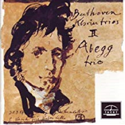 베토벤 : 피아노 삼중주 2집 - 피아노 삼중주 Op.1,3 & Op.70,1 'Geistertrio' (Beethoven : Klaviertrios Vol. 2)(CD) - Abegg Trio