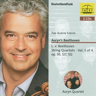 베토벤 : 현악 사중주 3집 (Beethoven : String Quartets Opp.95, 127, 132) (2CD) - Auryn Quartet