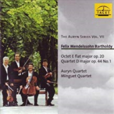 아우린 사중주단 7집 - 멘델스존 : 팔중주 (Auryn Series, Vol. 7 - Mendelssohn : Octet Op.20)(CD) - Auryn Quartett