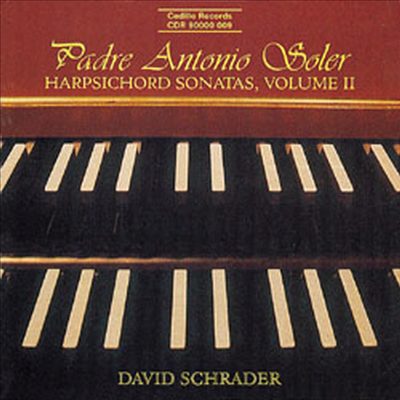 솔레르 : 하프시코드 소나타 2집 (Soler : Harpsichord Sonatas, Vol. 2)(CD) - David Schrader