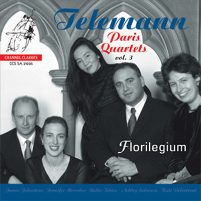 텔레만 : 파리 현악 사중주 3집 (Telemann: Paris Quartets Vol.3) (SACD Hybrid) - Florilegium Ensemble