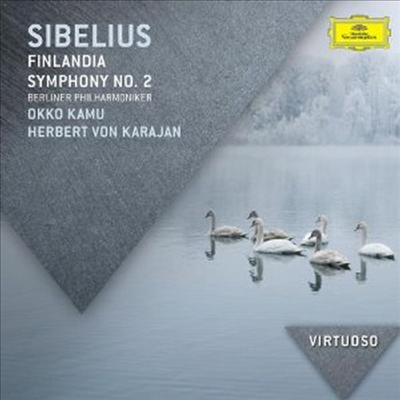 시벨리우스 : 핀란디아, 교향곡 2번 (Sibelius : Finlandia, Symphony No.2)(CD) - Herbert Von Karajan