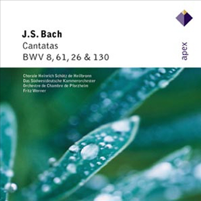 바흐 : 칸타타 (Bach : Cantata BWV61, 26, 130, 8)(CD) - Fritz Werner