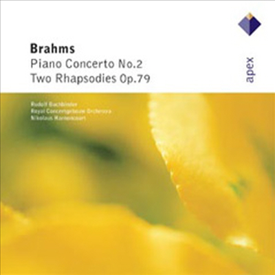 브람스 : 피아노 협주곡 2번, 2개의 랩소디 (Brahms : Piano Concerto No.2, Two Rhapsodies)(CD) - Rudolf Buchbinder