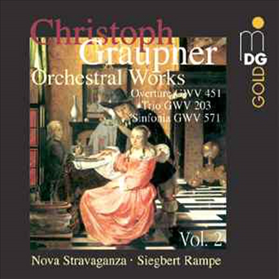그라우프너 : 관현악 작품집 Vol.2 (Graupner : Orchestral Works Vol.2)(CD) - Siegbert Rampe