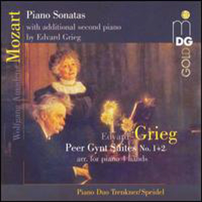 모차르트: 피아노 소나타, 그리그: 페르귄트 모음곡 (Mozart: Piano Sonatas, Grieg: Peer Gynt Suites No.1 & 2) (SACD Hybrid) - Speidel-Trenkner Piano Duo