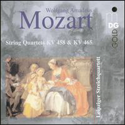 모차르트: 현악 사중주 17, 19번 (Mozart: String Quartets K.458 &amp; K.465)(CD) - Leipziger Streichquartett