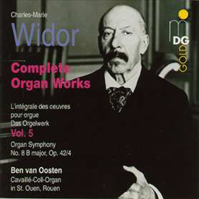 비도르 : 오르간 작품 5집 (Widor : Complete Organ Works, Vol. 5)(CD) - Ben van Oosten