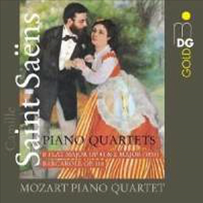 생상 : 피아노사중주 Bb장조, E장조 &amp; 뱃노래 (Saint-Saens : Piano Quartets) (SACD Hybrid) - Mozart Piano Quartet
