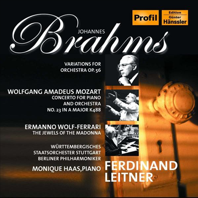브람스 : 하이든 변주곡, 모차르트 : 피아노 협주곡 23번, 볼프-페라리 : 성모의 보석 간주곡 1, 2 (Brahms : Haydn Variations Op.56, Mozart : Piano Concerto No.23 K.488, Wolf-Ferrari : 'The Jewels of The Ma