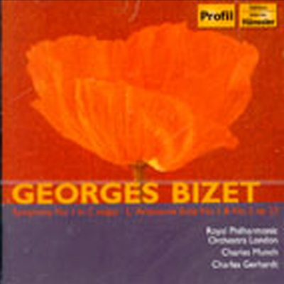 비제 : 교향곡 C장조, 아를르의 여인 모음곡 1, 2번 (Bizet : Symphony No.1 In C Major, L'Arlesienne Suite No.1 & 2)(CD) - Charles Munch