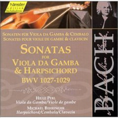바흐 : 비올라 다 감바와 하프시코드 소나타 (Bach : Viola Da Gamba & Harpsichord BWV1027-1029)(CD) - Hille Perl