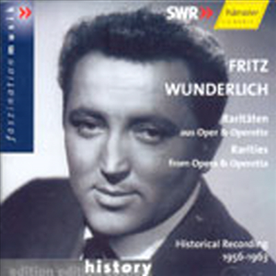 분덜리히의 희귀 오페라 아리아집 (Rarities from Opera and Operetta)(CD) - Fritz Wunderlich