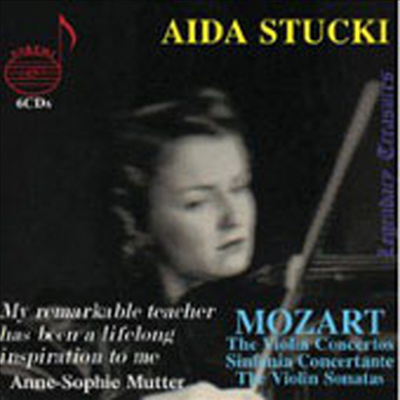 아이다 스투키 - 모차르트 연주 (바이올린 협주곡 1-5번, 7번, 신포니아 콘체르탄테 & 16곡의 바이올린 소나타) (Legendary Treasures - Aida Stucki plays Mozart Vol.1) - Aida Stucki