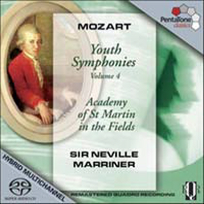 모차르트 : 초기 교향곡 4집 - 6, 48, 50-52, 55번 (Mozart : Youth Symphonies, Vol. 4) (SACD Hybrid) - Neville marriner