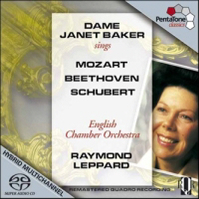 모차르트, 베토벤, 슈베르트 : 가곡집 (Mozart, Beethoven, Schubert : Lieder) (SACD Hybrid) - Janet Baker