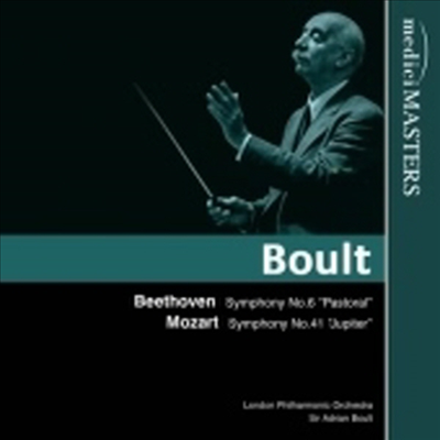 베토벤: 교향곡 6번 &#39;전원&#39;, 모차르트: 교향곡 41번 &#39;주피터&#39; (Beethoven: Symphony No.6 Op.68 &#39;Pastoral&#39;, Mozart: Symphony No.41 K.551 &#39;Jupiter&#39;)(CD) - Adrian Boult