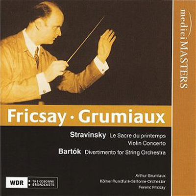 스트라빈스키 : 바이올린 협주곡, 봄의 제전 & 바르톡 : 디베르티멘토 (Stravinsky: Violin Concerto)(CD) - Ferenc Fricsay