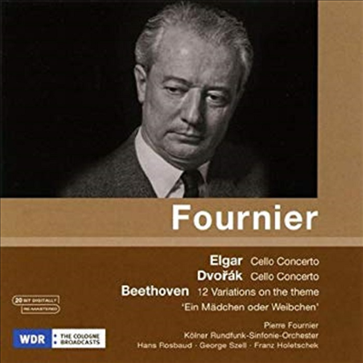 엘가 : 첼로 협주곡, 드보르작 : 첼로 협주곡 & 베토벤: 마술피리 주제에 의한 12개의 변주곡 Op.66 (Elgar : Cello Concerto In E Minor, Op.85)(CD) - Pierre Fournier