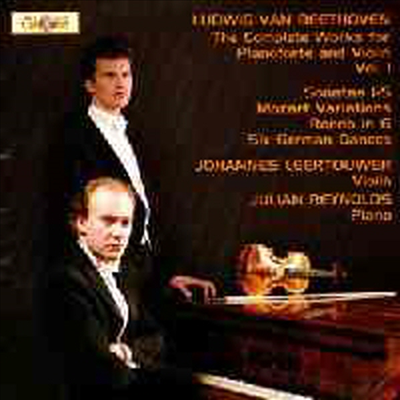 베토벤 : 바이올린 소나타 1-5번 (Beethoven : Violin Sonata No.1-5) (2CD) - Johannes Leertouwer