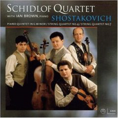 쇼스타코비치 : 현악 사중주 4 7번, 피아노 오중주 (Shostakovich : String Quartet Nos.4 & 7, String Quintet Op.57)(CD) - Schidlof Quartet
