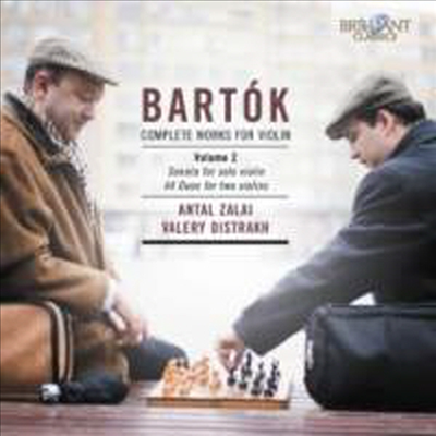 바르톡: 무반주 바이올린 소나타 Sz117 & 두 대의 바이올린을 위한 44개의 이중주 Sz98 (Bartok: Sonata for Solo Violin, BB124, Sz117 & 44 Duos for Two Violins, BB104, Sz.98)(CD) - Antal Zalai