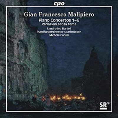 말리피에로 : 피아노 협주곡 전집 ( Malipiero : Piano Concertos 1-6) (SACD Hybrid) - Sandro Ivo Bartoli