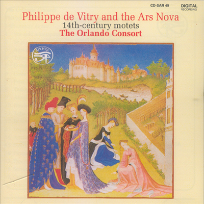 필리프 드 비트리와 아르스 노바 - 19 모테트와 가곡 (Philippe de Vitry & Ars Nova - 19 Motetten & Lieder)(CD) - Orlando Consort