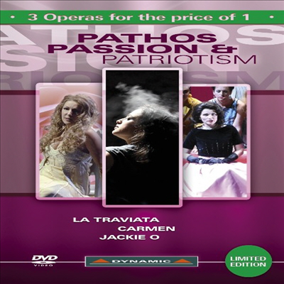 스페셜 박스 오페라 한정판 - 라 트라비아타, 카르멘 &amp; 재키 O (3 Operas for the price of 1 ) (DVD) - 여러 연주가
